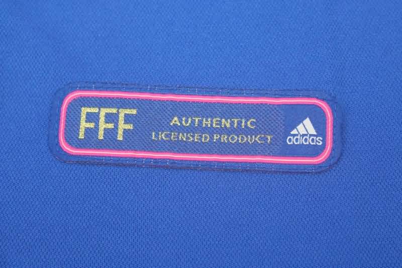 Thailand Quality(AAA) 2000 France Home Retro Soccer Jersey