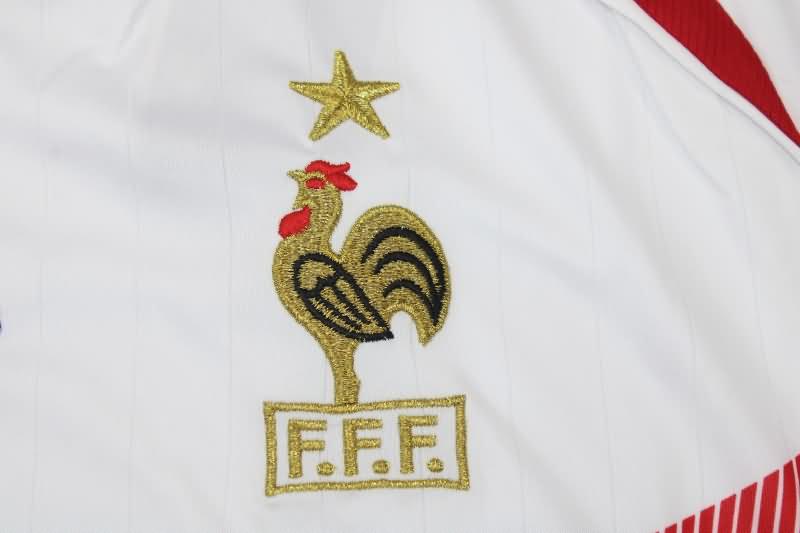 Thailand Quality(AAA) 2006 France Away Retro Soccer Jersey