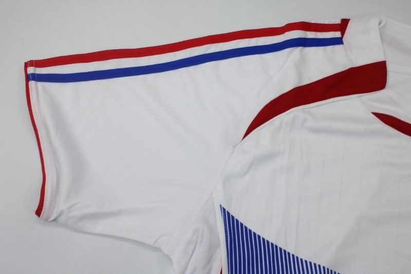 Thailand Quality(AAA) 2006 France Away Retro Soccer Jersey