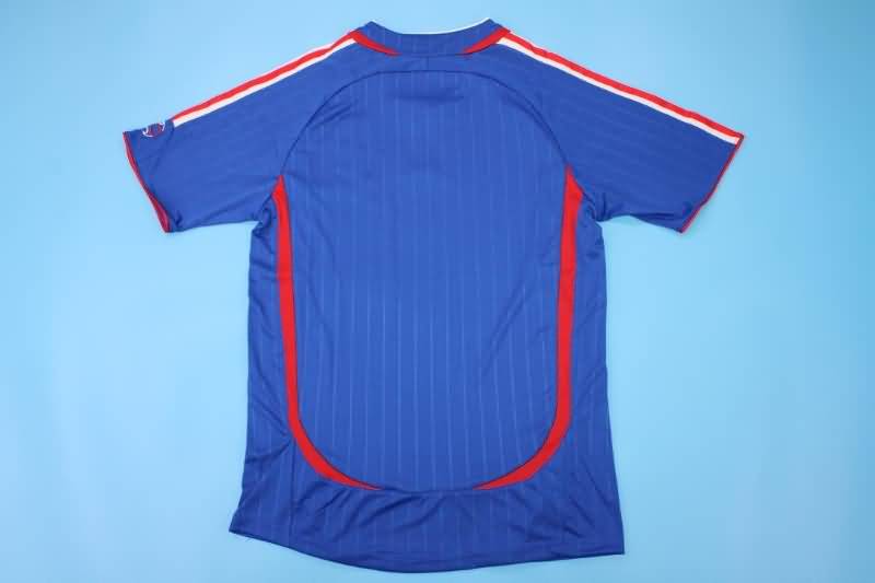 Thailand Quality(AAA) 2006 France Home Retro Soccer Jersey