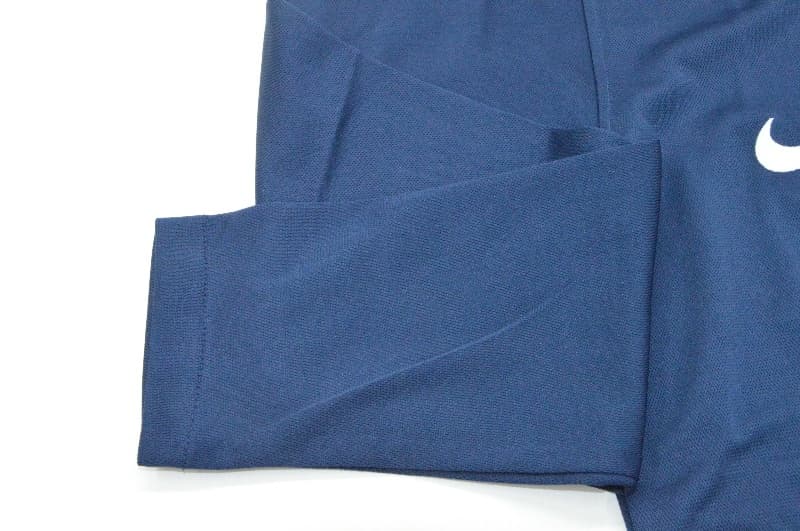 Thailand Quality(AAA) 2014 France Home Retro Long Sleeve Soccer Jersey