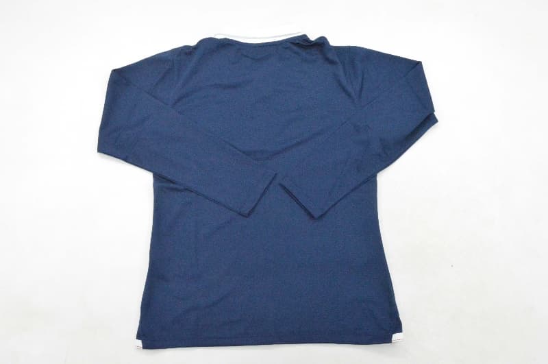 Thailand Quality(AAA) 2014 France Home Retro Long Sleeve Soccer Jersey
