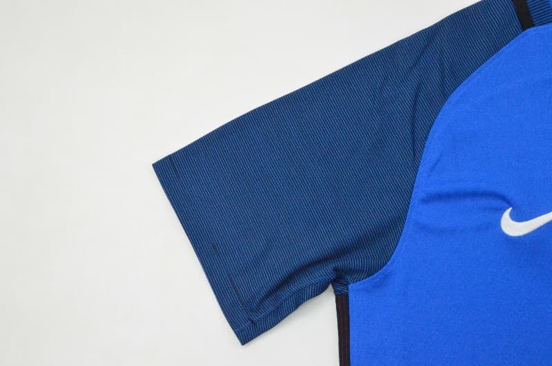 Thailand Quality(AAA) 2016 France Home Retro Soccer Jersey