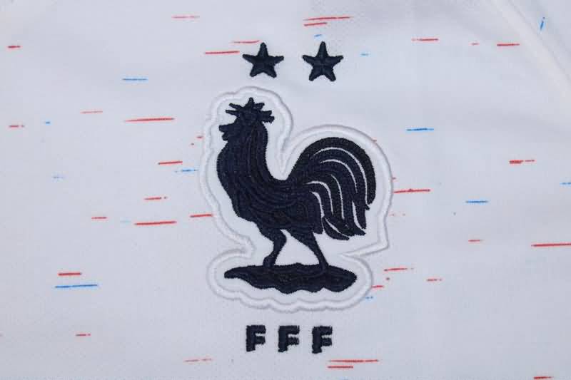 Thailand Quality(AAA) 2018 France Away Retro Soccer Jersey (2 Star)