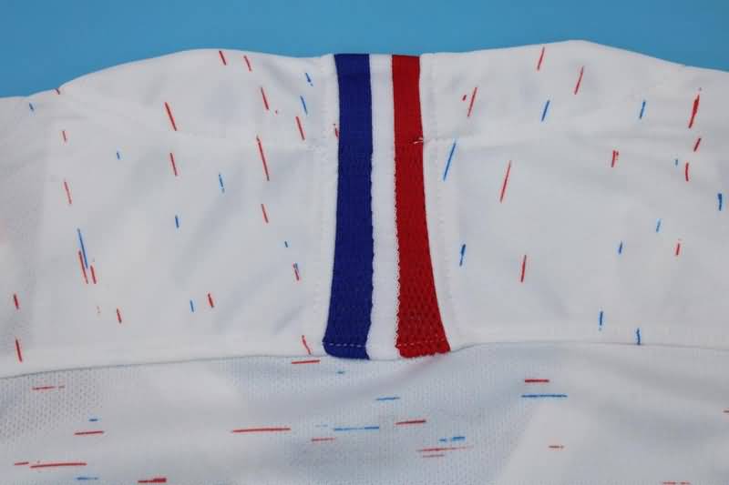 Thailand Quality(AAA) 2018 France Away Retro Soccer Jersey (2 Star)