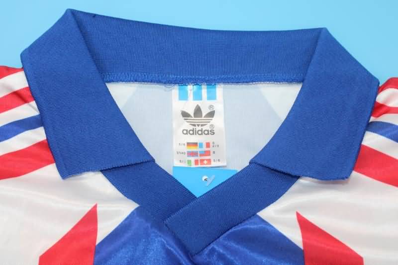 Thailand Quality(AAA) 1990/92 France Home Retro Soccer Jersey