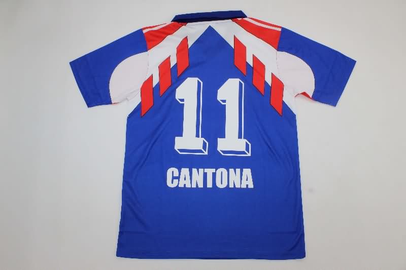 Thailand Quality(AAA) 1992/94 France Home Retro Soccer Jersey