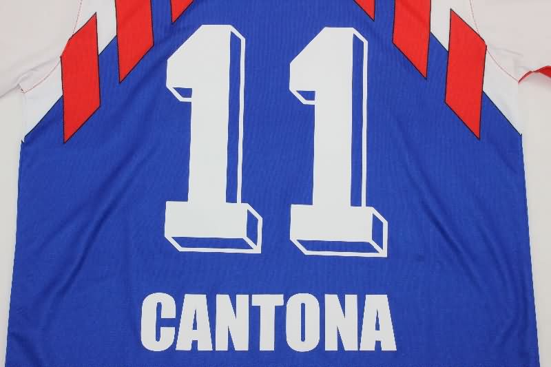 Thailand Quality(AAA) 1992/94 France Home Retro Soccer Jersey