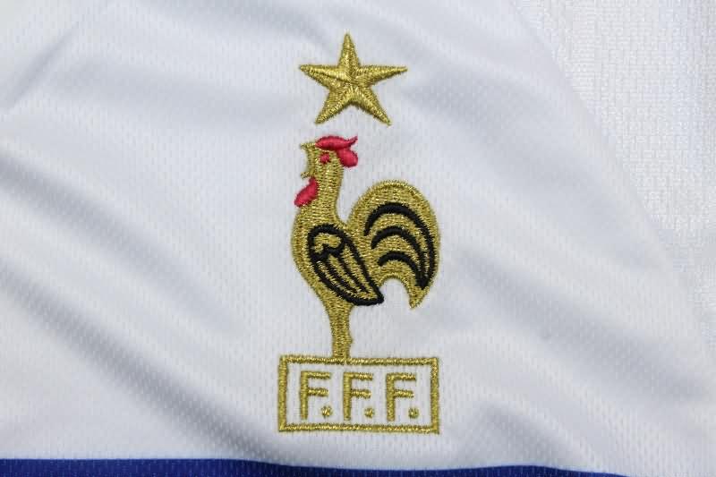 Thailand Quality(AAA) 1998/00 France Away Retro Soccer Jersey