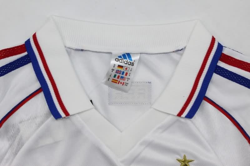 Thailand Quality(AAA) 1998/00 France Away Retro Soccer Jersey