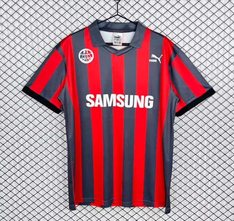 Thailand Quality(AAA) 1991/92 Frankfurt Home Retro Soccer Jersey