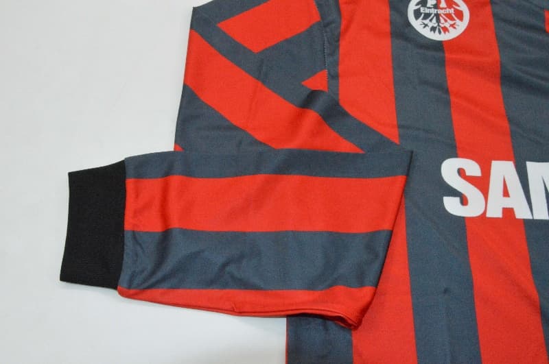 Thailand Quality(AAA) 1991/92 Frankfurt Home Retro Long Sleeve Soccer Jersey