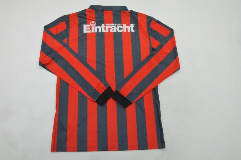Thailand Quality(AAA) 1991/92 Frankfurt Home Retro Long Sleeve Soccer Jersey