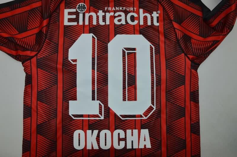 Thailand Quality(AAA) 1995/96 Frankfurt Home Retro Long Sleeve Soccer Jersey