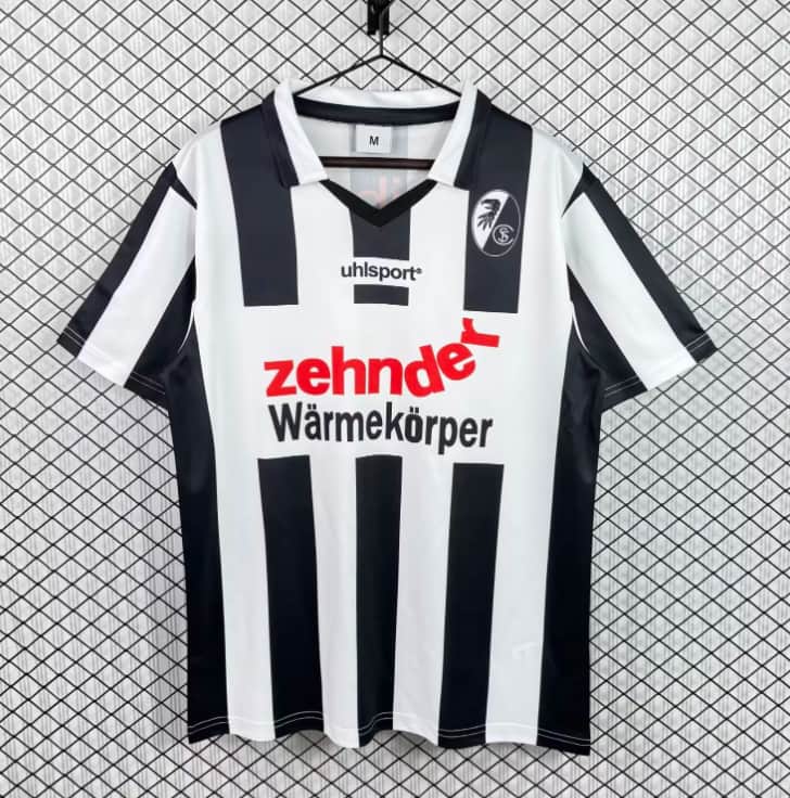 Thailand Quality(AAA) 1994/95 Freiburg Away Retro Soccer Jersey