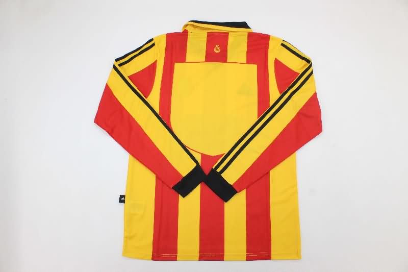 Thailand Quality(AAA) 1999/00 Galatasaray Home Long Sleeve Retro Soccer Jersey