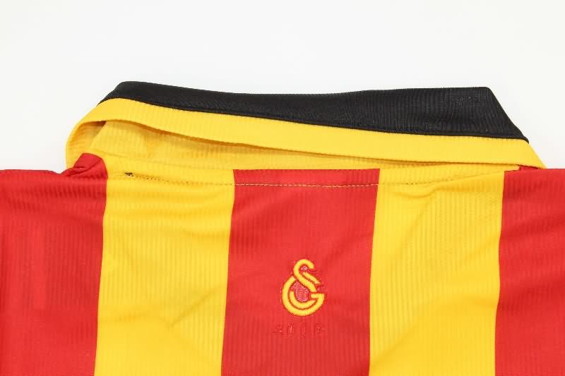 Thailand Quality(AAA) 1999/00 Galatasaray Home Long Sleeve Retro Soccer Jersey