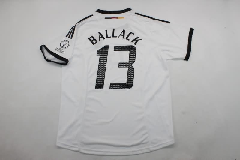 Thailand Quality(AAA) 2002/04 Germany Home Retro Soccer Jersey