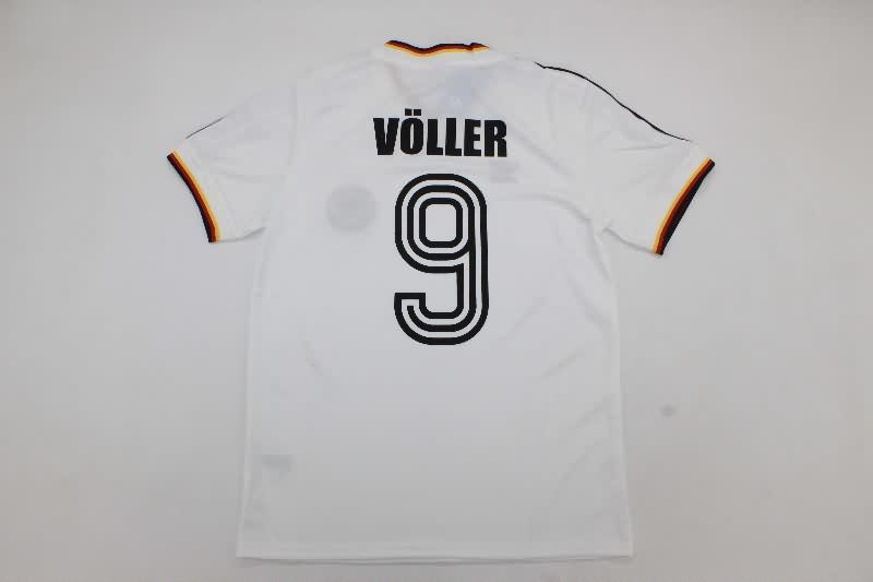 Thailand Quality(AAA) 1986 Germany Home Retro Soccer Jersey