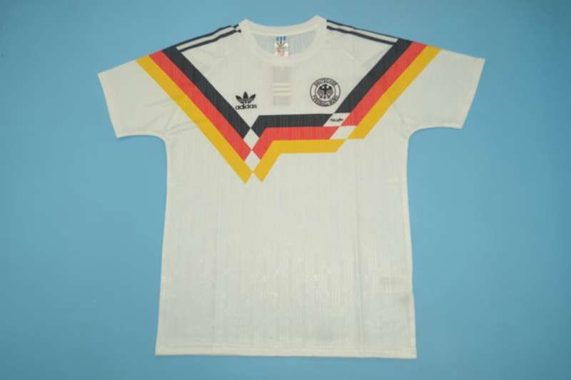Thailand Quality(AAA) 1990 Germany Home Retro Soccer Jersey