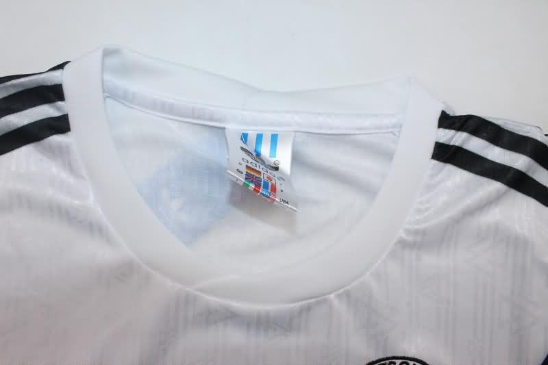 Thailand Quality(AAA) 1990 Germany EURO Home Long Sleeve Retro Soccer Jersey
