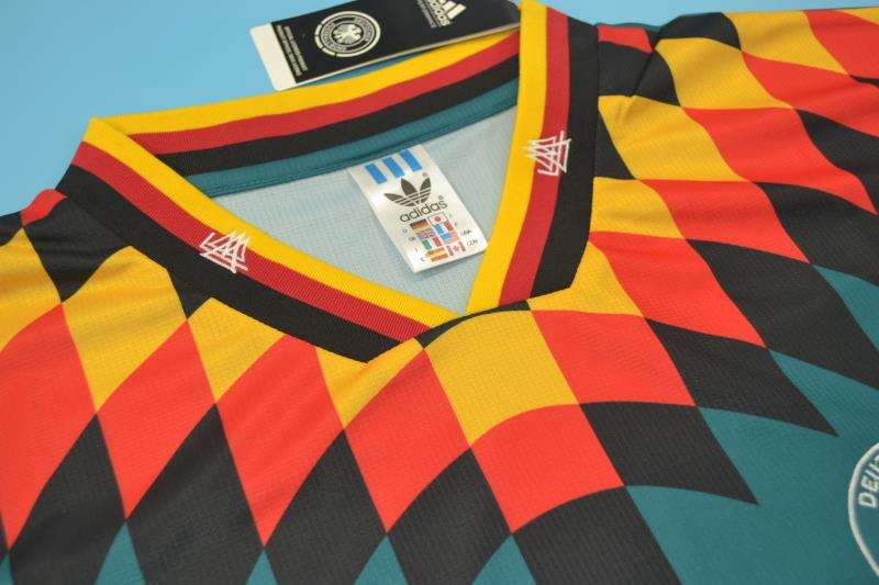 Thailand Quality(AAA) 1994 Germany Away Retro Soccer Jersey