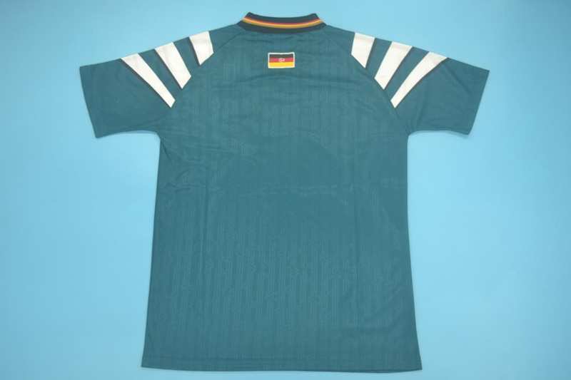 Thailand Quality(AAA) 1996 Germany Away Retro Soccer Jersey