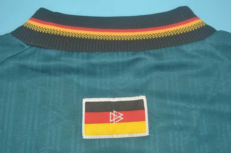 Thailand Quality(AAA) 1996 Germany Away Retro Soccer Jersey