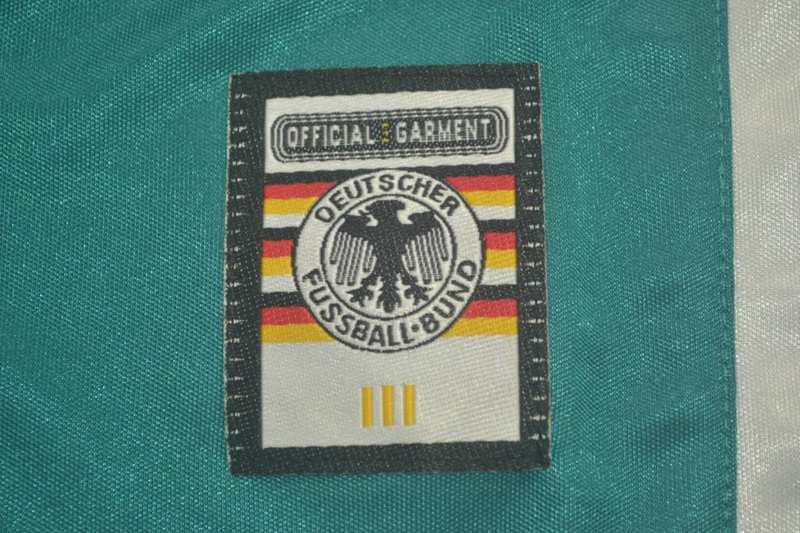 Thailand Quality(AAA) 1998 Germany Away Retro Soccer Jersey