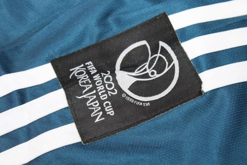 Thailand Quality(AAA) 2002 Germany Goalkeeper Dark Blue Long Retro Soccer Jersey