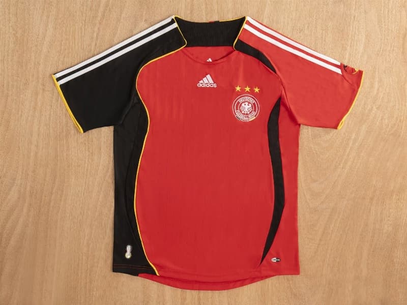 Thailand Quality(AAA) 2006 Germany Away Retro Soccer Jersey