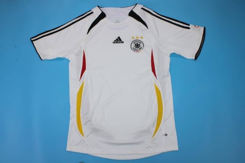 Thailand Quality(AAA) 2006 Germany Retro Home Soccer Jersey