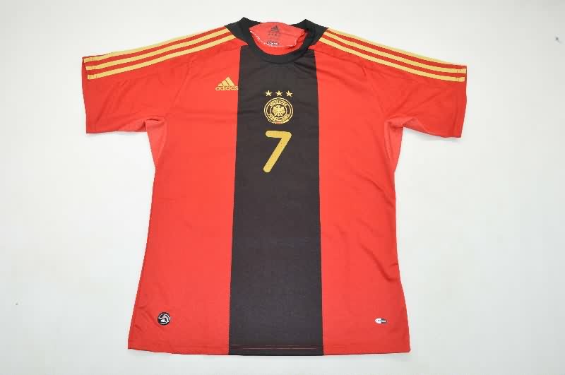 Thailand Quality(AAA) 2008 Germany Away Retro Soccer Jersey
