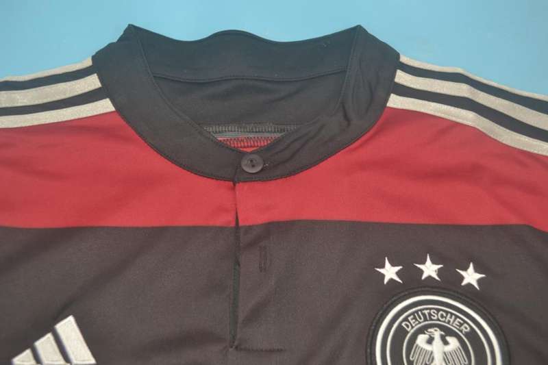 Thailand Quality(AAA) 2014 Germany Away Retro Soccer Jersey