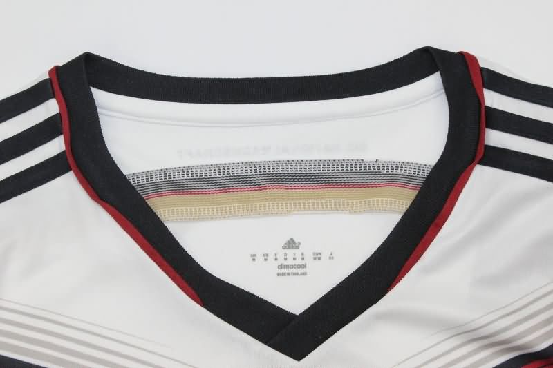 Thailand Quality(AAA) 2014 Germany Home Retro Long Sleeve Soccer Jersey (Player)