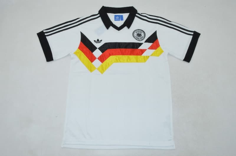 Thailand Quality(AAA) 1988/90 Germany Home Retro Soccer Jersey