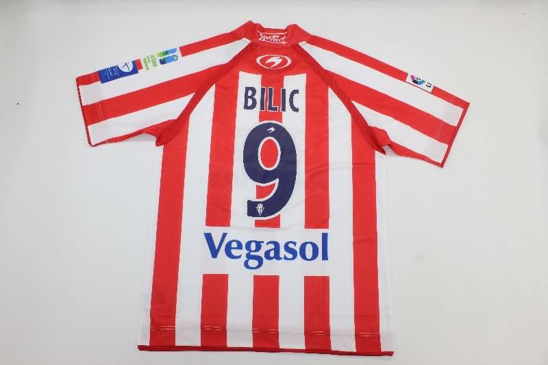 Thailand Quality(AAA) 2008/09 Gijon Home Retro Soccer Jersey