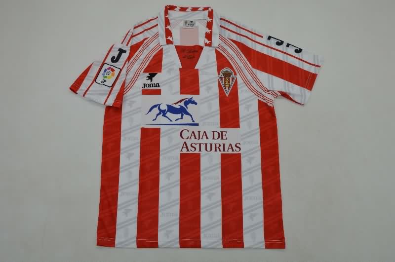 Thailand Quality(AAA) 1995/96 Gijon Home Retro Soccer Jersey