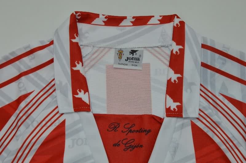 Thailand Quality(AAA) 1995/96 Gijon Home Retro Soccer Jersey