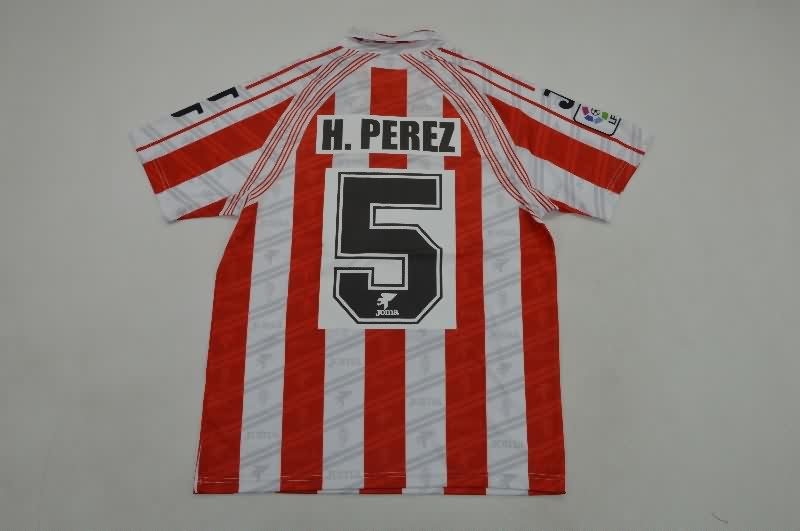 Thailand Quality(AAA) 1995/96 Gijon Home Retro Soccer Jersey