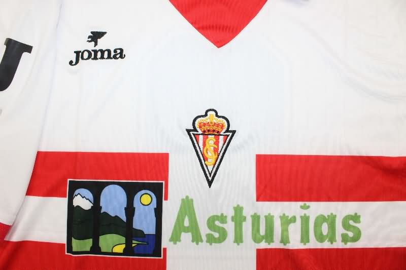 Thailand Quality(AAA) 1996/97 Gijon Away Retro Soccer Jersey
