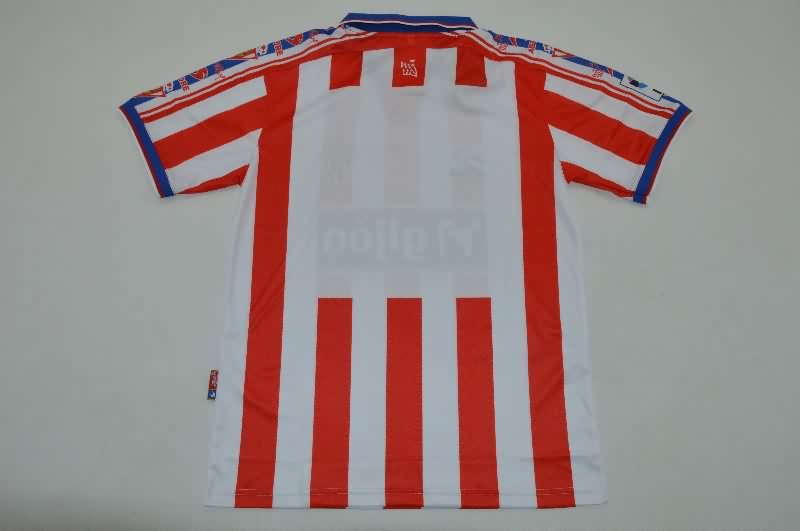 Thailand Quality(AAA) 1999/00 Gijon Home Retro Soccer Jersey