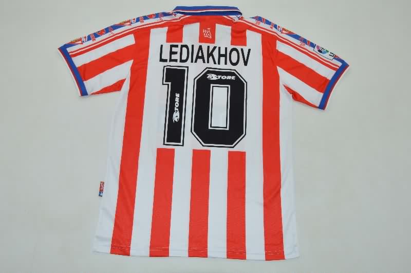 Thailand Quality(AAA) 1999/00 Gijon Home Retro Soccer Jersey