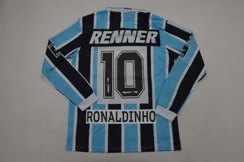 Thailand Quality(AAA) 1997 Gremio Home Retro Long Sleeve Soccer Jersey
