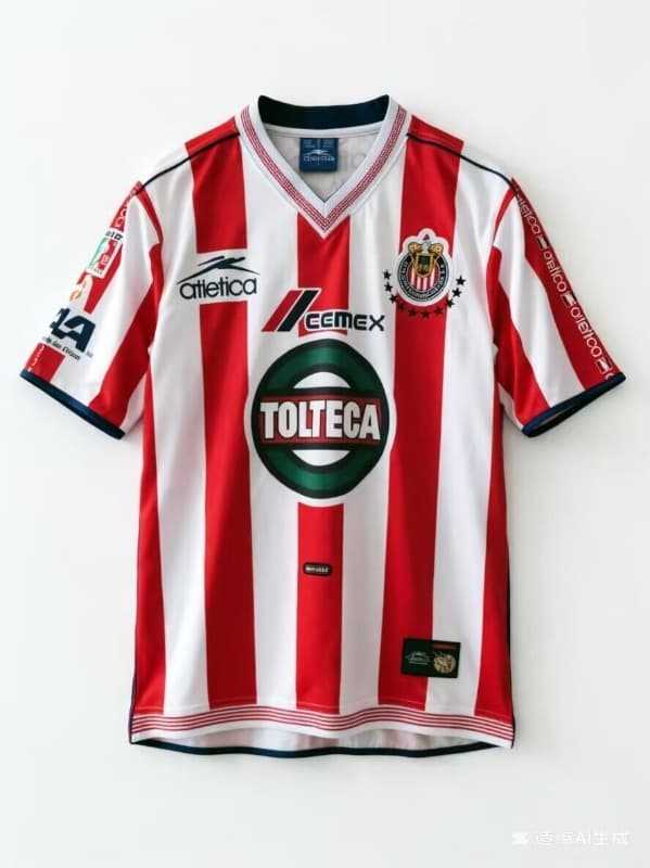 Thailand Quality(AAA) 2000/01 Guadalajara Home Retro Soccer Jersey