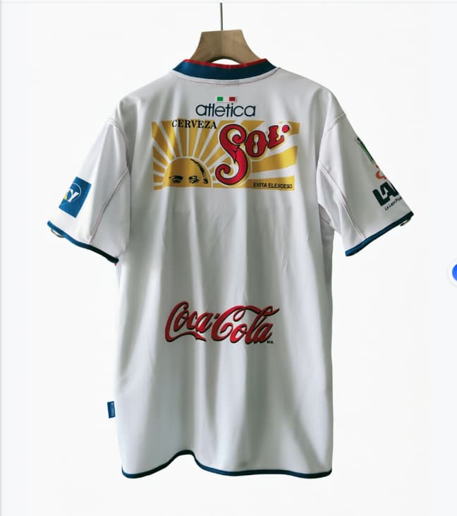 Thailand Quality(AAA) 2001/02 Guadalajara Away Retro Soccer Jersey