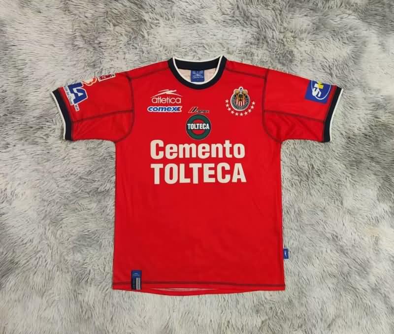 Thailand Quality(AAA) 2002/03 Guadalajara Away Retro Soccer Jersey