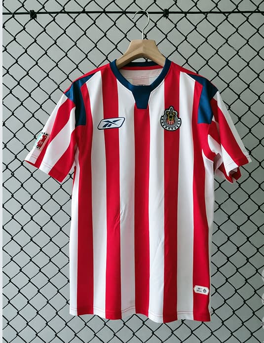 Thailand Quality(AAA) 2004/05 Guadalajara Home Retro Soccer Jersey