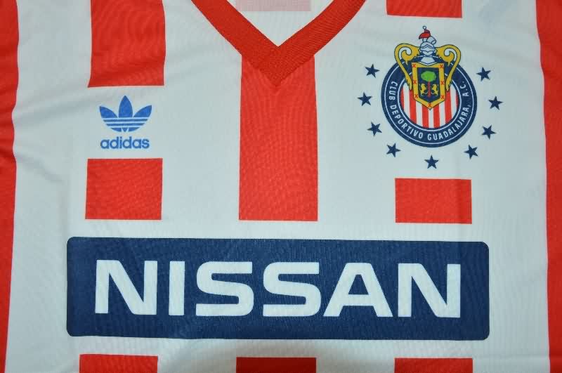 Thailand Quality(AAA) 1990/91 Guadalajara Home Retro Soccer Jersey