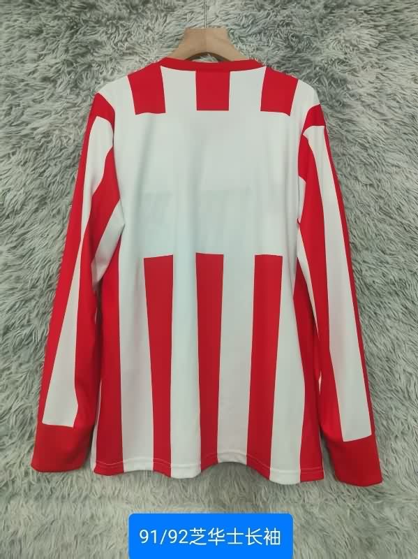Thailand Quality(AAA) 1991/92 Guadalajara Home Retro Long Sleeve Soccer Jersey